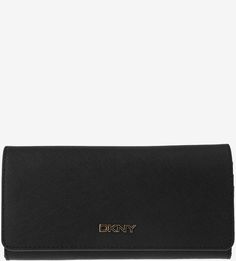 Кожаный кошелек с откидным клапаном Dkny