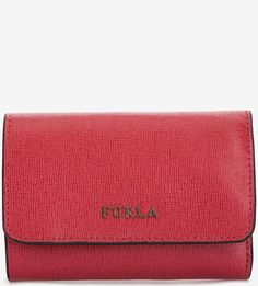 Кожаный кошелек с двумя отделами для купюр Furla