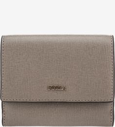 Серый кошелек из сафьяновой кожи Babylon Furla
