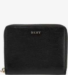 Кожаный кошелек с отделением для мелочи Dkny