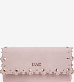 Розовый кошелек со съемным карманом Liu Jo