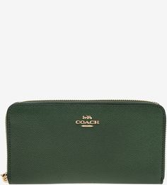 Кошелек из зерненой кожи с двумя отделами для купюр Coach