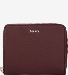 Кожаный кошелек с отделением для мелочи Dkny