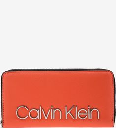 Кошелек на молнии с логотипом бренда Calvin Klein Jeans