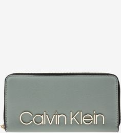 Кошелек на молнии с логотипом бренда Calvin Klein Jeans