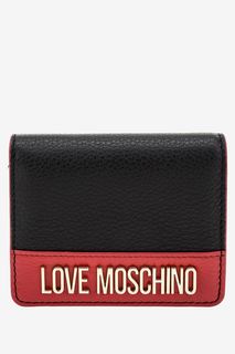 Кошелек с контрастной вставкой Love Moschino