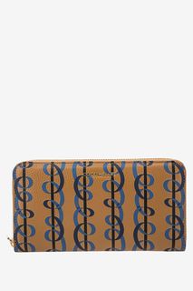 Кошелек из натуральной кожи с принтом Metallic Ribbon Print Coccinelle
