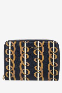 Кожаный кошелек в полоску Metallic Ribbon Print Coccinelle