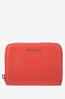 Красный кошелек из натуральной кожи Metallic Safiano Coccinelle