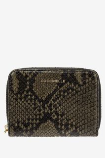 Кожаный кошелек с выделкой под рептилию Metallic Python Coccinelle