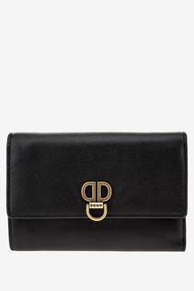 Кожаный кошелек с одним отделом для купюр Dkny