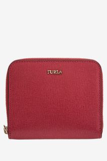 Кошелек из сафьяновой кожи на молнии Babylon Furla