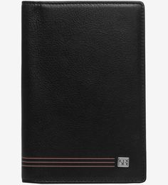 Черная кожаная обложка для паспорта Sergio Belotti