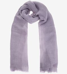 Фиолетовый палантин из легкой ткани Fraas