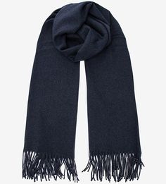 Однотонный хлопковый палантин Eleganzza