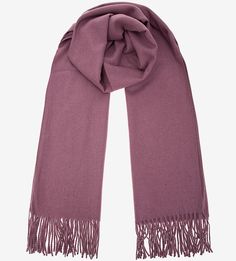 Фиолетовый хлопковый палантин Eleganzza