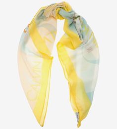 Разноцветный платок из вискозы Calvin Klein Jeans