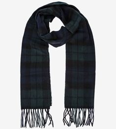 Шарф из шерсти в клетку Barbour