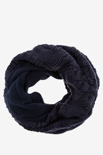 Шарф-хомут с вязаным узором Buff