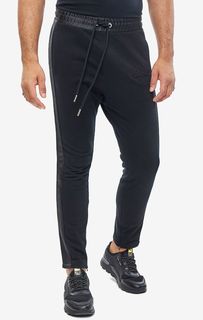 Черные хлопковые брюки Diesel