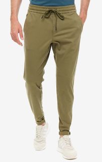 Хлопковые брюки цвета хаки с карманами Dockers