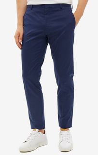 Зауженные синие брюки в классическом стиле Calvin Klein