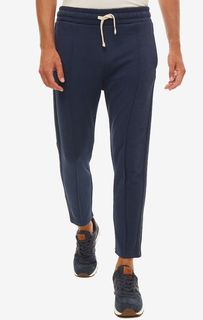 Синие зауженные брюки в спортивном стиле Tom Tailor Denim