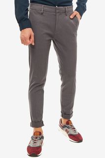 Серые зауженные брюки из хлопка Smart 360 Flex Trouser Skinny Dockers