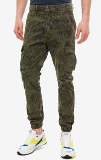 Хлопковые брюки карго в стиле милитари Superdry