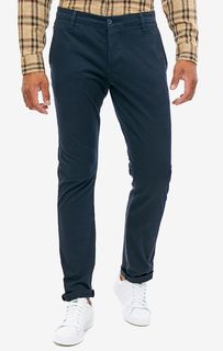 Хлопковые брюки чиносы Smart Supreme Flex Skinny Dockers