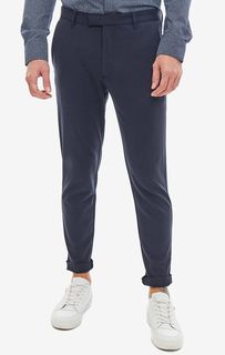 Синие брюки чиносы с карманами Hugo Boss
