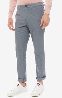 Хлопковые брюки чиносы в мелкую клетку Tommy Hilfiger