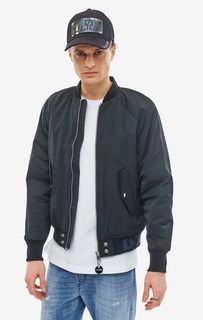 Однотонная куртка бомбер с карманами Diesel