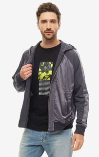 Легкая куртка из вискозы с капюшоном Diesel