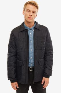Синяя куртка с накладными карманами Lee