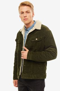 Вельветовая крутка цвета хаки Lee