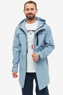 Синяя куртка на молнии и скрытых магнитах Urban Tiger