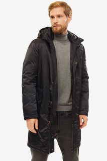 Удлиненная демисезонная куртка с капюшоном La Biali