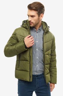 Куртка цвета хаки со съемным капюшоном Tom Tailor Denim
