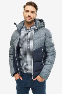 Синяя куртка со съемным капюшоном Tom Tailor Denim