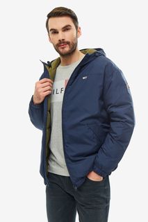 Синяя куртка с капюшоном Tommy Jeans