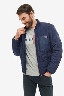 Синяя куртка-бомбер с карманами Tommy Jeans