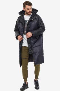 Удлиненная зимняя куртка с капюшоном Novaya