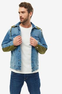 Двухцветная парка с джинсовой передней частью Pepe Jeans
