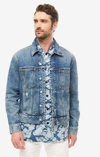 Куртка из денима с потертостями Calvin Klein Jeans