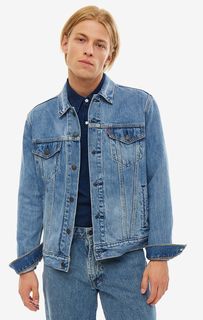 Синяя джинсовая куртка с вышивкой Trucker Levis®