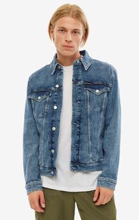Джинсовая куртка на болтах с карманами Calvin Klein Jeans