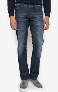 Синие джинсы с низкой посадкой Oregon Straight Mustang