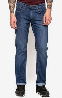 Синие зауженные джинсы с застежкой на молнию и болт Daren Zip Fly Lee