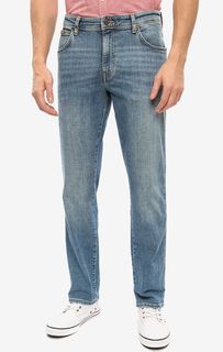 Синие джинсы прямого кроя Wrangler